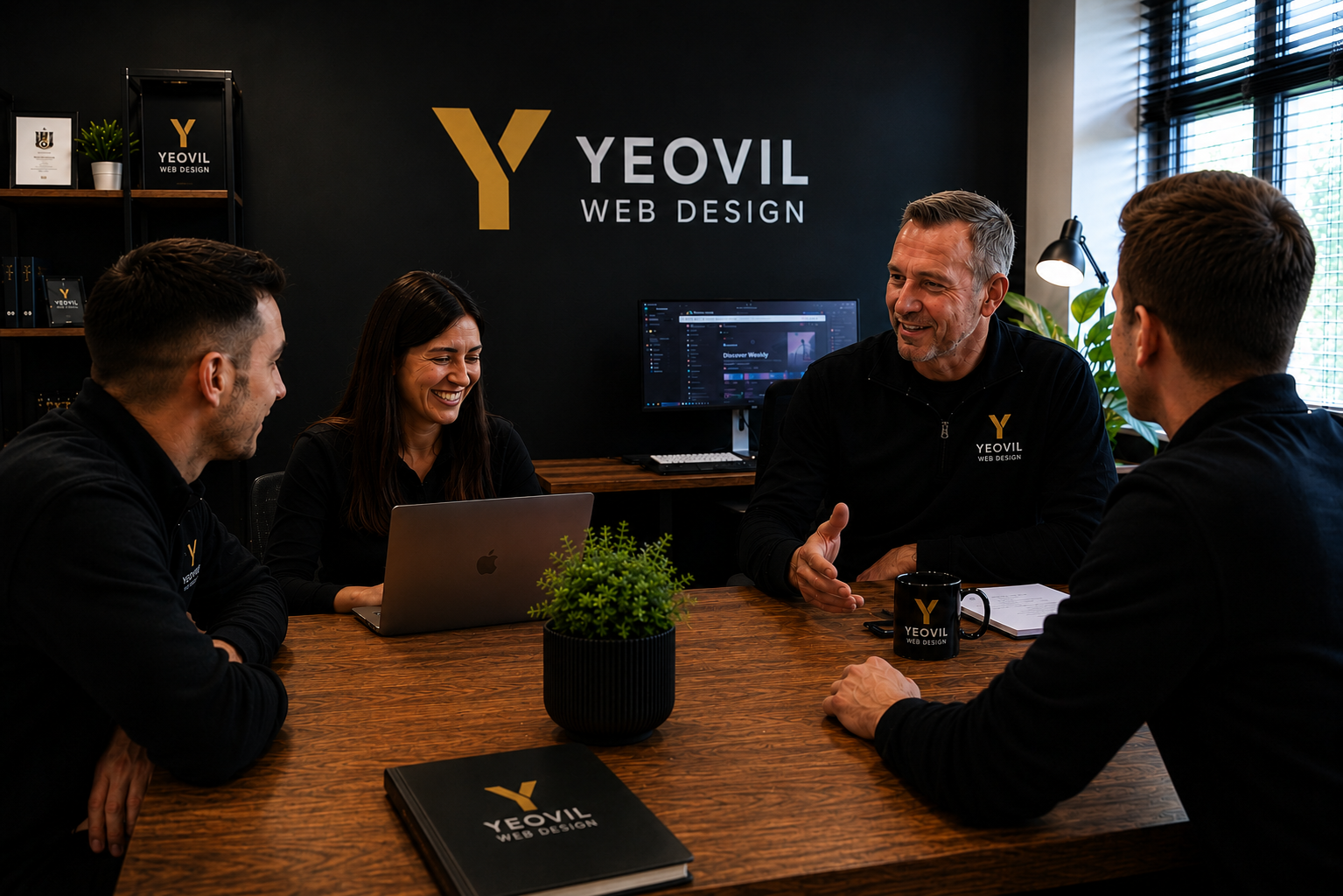 Yeovil Web Design planning a new website for a local Somerset business